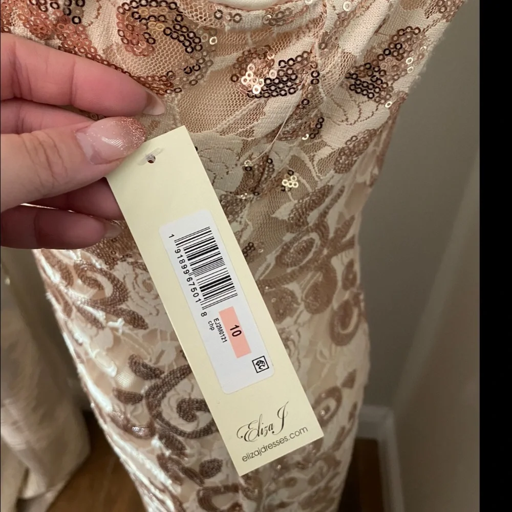 Eliza J Sequin Dress